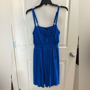 Torrid Vibrant Blue Pleated Dress